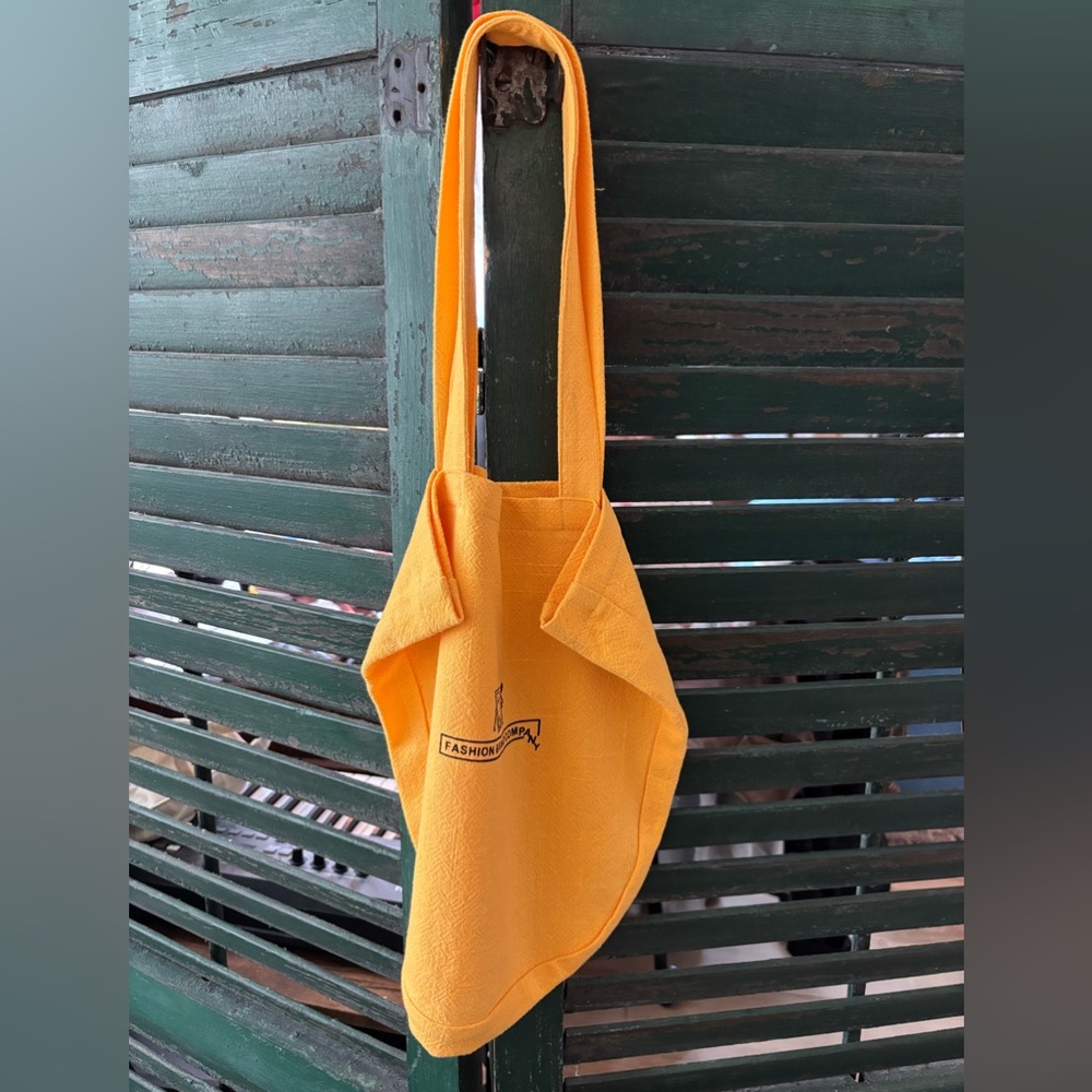 Fashion Brand Company linen tote in Canary Yellow- NEW